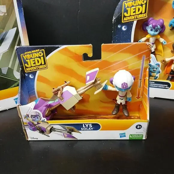 Lot of 3 Star Wars Young Jedi Adventures Toys, Packaging Damaged - Picture 3 of 7